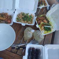 Takeout from grab foodg at Quán Chay Hữu Duyên in Da Nang