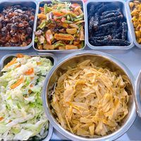 Vegetarian fish and braised mushrooms are two of my favorite dishes #Veganuary at Quán Chay Hữu Duyên in Da Nang