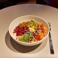 Sweet potato poke at Hitzberger - Sihlcity in Zurich