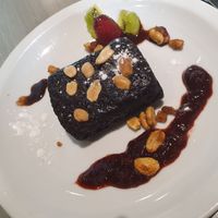 Chocolate Brownie Postre at Cuenco in Mendoza