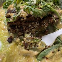 Inside view of the Mexican stuffed pepper  at Twisted Carrot in Plattsburgh