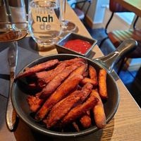 Süßkartoffelpommes at Ristorante Montana in Kassel