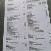 Getränkekarte at Seeterrassen Restaurant und Café in Seegebiet Mansfelder Land