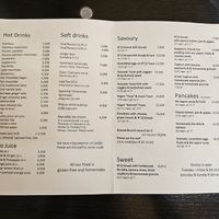 Menu at Cafe N°12 in Diekirch