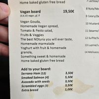Brunch menu at Cafe N°12 in Diekirch