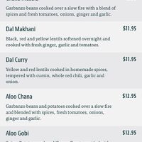 Vegan options! at Sai Ram Indian Cuisine in Appleton