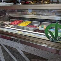 Fruit and chocolate vegan flavors at Eiscafé Venezia in Buehl