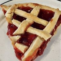 Pay de cerezas.  at Empathy Vegan Food in Mexico City