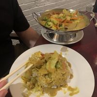 Curry - very tasty   at Le Petit Saigon in Victoria