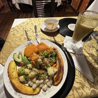 Typically ecuadorian dish made vegan  at La Negra Mala in Quito