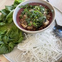 Lettuce wraps with minced mushroom and tofu   at Planta Cocina - Marina del Rey in Marina Del Rey
