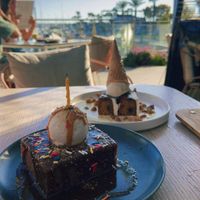 toffee pudding and carrot cake   at Planta Cocina - Marina del Rey in Marina Del Rey