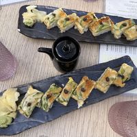 Torched and pressed sushi  at Planta Cocina - Marina del Rey in Marina Del Rey