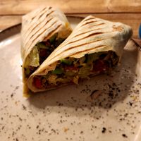 Create your own wrap, with no döner & white BBQ sauce at House of Taste in Ibbenbueren