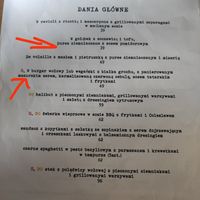 dwa dania wegetariańskie do wyboru (nieopisane na menu) at Lalo  in Ostroda
