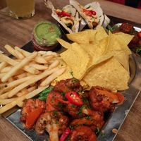 Vegan platter (£18) at The Woodworkers in Belfast