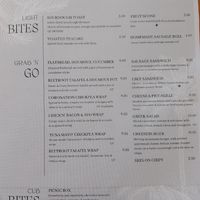 Menu 01.08.2024 at Wildheart Animal Sanctuary Cafe in Sandown