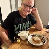 The Macanese pie served with salad was excellent !  at Friends U Can Keep in Macau