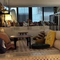 Cozy eating nook  at Friends U Can Keep in Macau