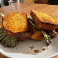 Pesto tempeh sandwich   at Friends U Can Keep in Macau