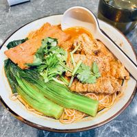 Tom yum rice noodles 🥰  at Love Veggie - Estr de Coelho do Amaral in Macau