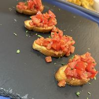 Bruschettaa  at Due Pistacchi Restaurant in Catania