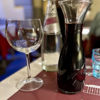 Great wine - this is a 50cl carraffe so a lot of wine!!  at La Piazzetta di Lorenzo in Campi Bisenzio