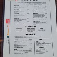 Menu at HillCrust Pizza in San Diego