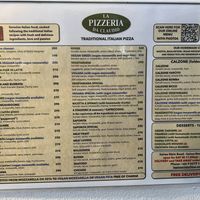 Menu pizzas   at La Pizzeria da Claudio  in Koh Tao