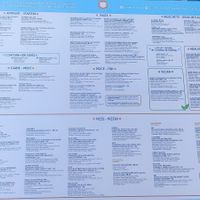 Menu at Il Centrale Stresa in Stresa