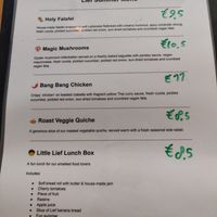 Zomer menu 2026 at Café Lief  in Haarlem