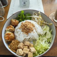 Khmer noodles at Sundays  in Phnom Penh