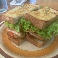 Tom yum club sandwich at Sundays  in Phnom Penh