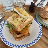 Tom yum sandwich  #Veganuary at Sundays  in Phnom Penh