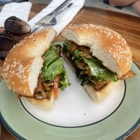 Breakfast bagel  #Veganuary at Sundays  in Phnom Penh