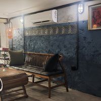 First floor seating area at Sundays  in Phnom Penh