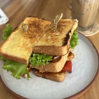 Tom yum sandwich  at Sundays  in Phnom Penh