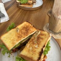 Christmas sandwich with turkey and stuffing  at Sundays  in Phnom Penh