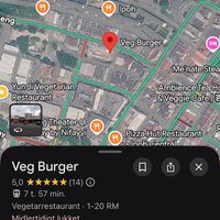   at Veg Burger in Perak