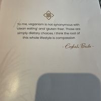 Menu  at Ginya Vegan House  in Hamburg