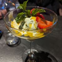 Green tea ice cream at Ginya Vegan House  in Hamburg