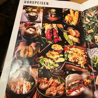 Vorspeisen, gut ersichtlich dank Bildern  at Ginya Vegan House  in Hamburg