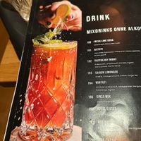 Getränkekarte, alkoholfrei  at Ginya Vegan House  in Hamburg