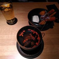 Starter and green tea at Ginya Vegan House  in Hamburg