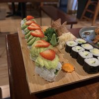 Vegan sushi platter   at Sakura Cuisine in Cork