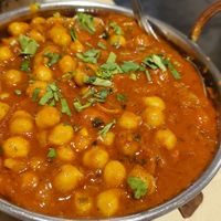 Chickpeas at India House in Sofia