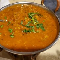 Yellow dhall at India House in Sofia