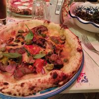 Pizza Calabrese at Pizzium in Bologna