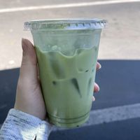 lavender matcha latte with oat milk   at Bequest Coffee Co in Mill Creek