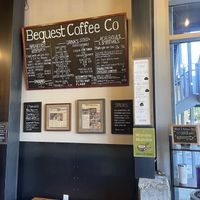 menu  at Bequest Coffee Co in Mill Creek